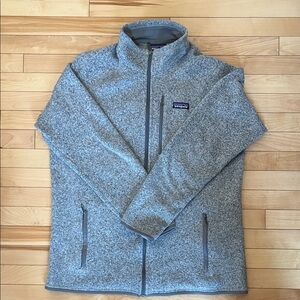 Patagonia Light Gray Fleece Jacket